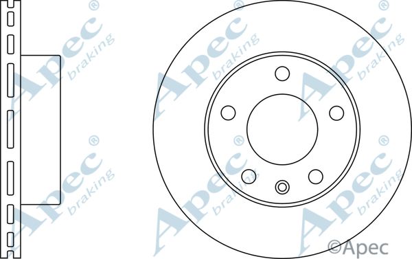 APEC BRAKING Bremžu diski DSK2447